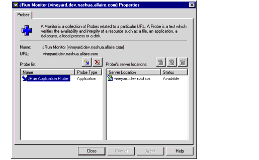 Monitor Properties dialog box