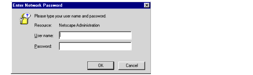 Network Password dialog box